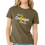 Women’s Relaxed Fit Heather CVC Tee