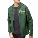 Midweight Full-Zip Hooded Sweatshirt